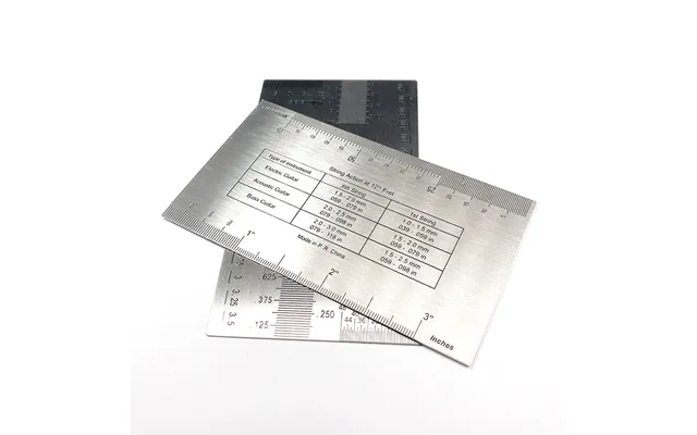 Stationery Products Measure Metal Business Card Guitar String Action Gauge Ruler