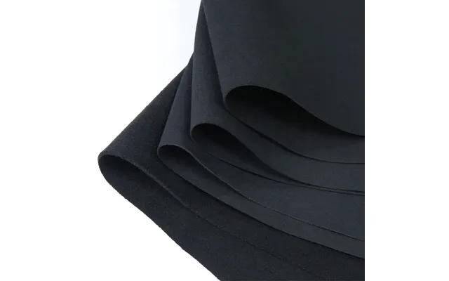 Suede Microfiber Leather Black For Shoes For Bag Double Sided Velvet Microfiber Synthetic Leather Fabric