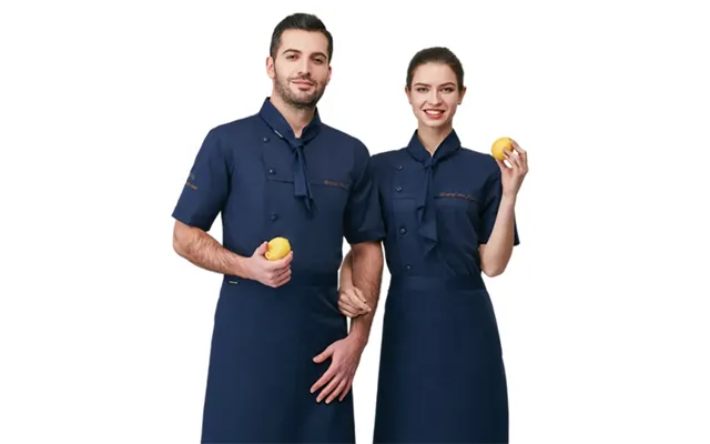 Sunyue Wholesale Cotton Cheap Kitchen Uniform Short Sleeves Women Chef Coats Custom Black Chef Cooking Jackets White Wor