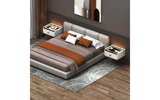 Suspended Intelligent Bedside Table Wall-mounted Smart Nightstand For Wholesale