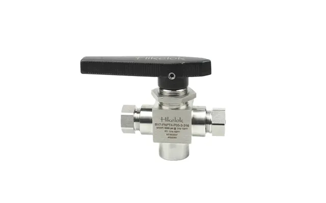 Swagelok Parker Type 6000psi 1 2 In High Pressure 2 3 Way Stainless Steel Pneumatic Straight Cng Ball Valve
