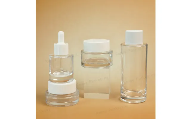 Thick Dropper Packaging Set Bottle Glass 30ml 40ml 50ml 100ml 120ml 150ml Pump Serum Bottles Glass Spray Glass Bottles