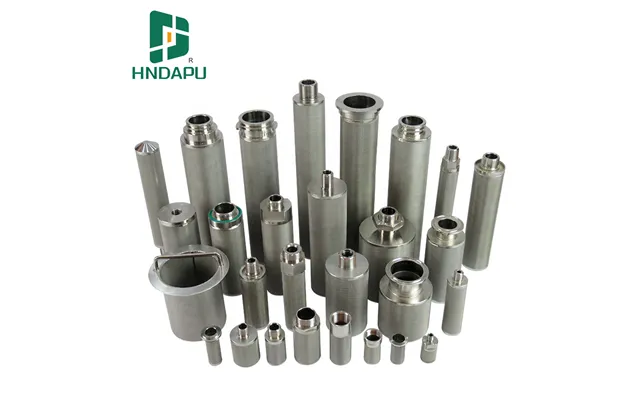 Topep Factory Supply Ss304 316 Sintered Filter Cartridge High Temperature Pressure Sintered Mesh Filter Metal Sintered F