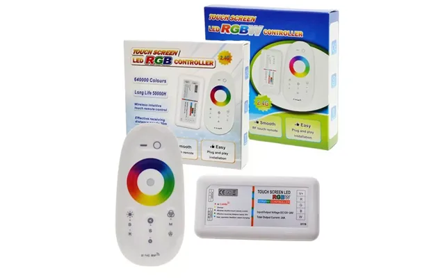 Touch Screen Led Rgb Rgbw Controller 2.4g Wireless Dc12-24v Touch Rf Remote Control For Rgb Rgbw Led Strip