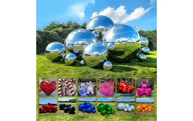 Wedding Event Decoration Plastic Ball 1m Clear Plastic Ball Giant Pvc Gold Mirror Ball Inflatable Nightclub Big Shiny