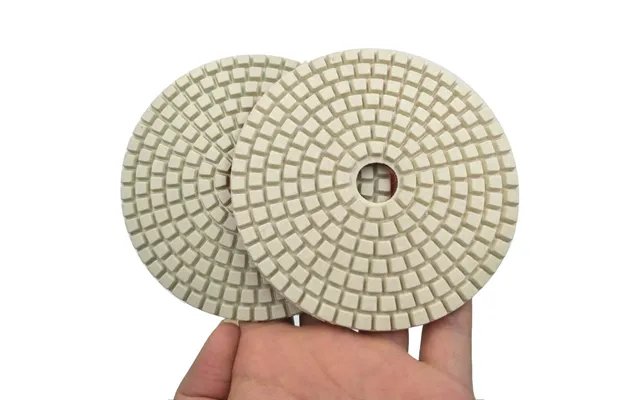 White Soft Flexible Wet Dry Use Marble Granite Diamond Polishing Pads