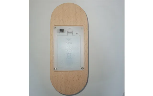 Wholesale 3d Acrylic Led Battery Box Usb Compatible Oval Wooden Lamp Holder