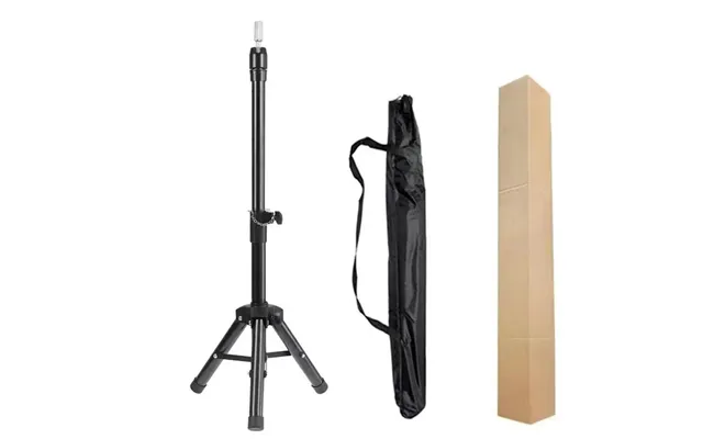 Wholesale Canvas Head Holder Wig Stand Black Color Mannequin Head Tripod For Making Wigs