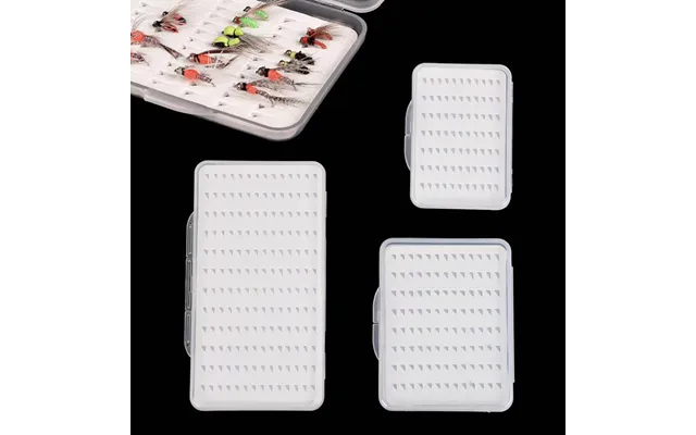 Wholesale Fly Fishing Box Flies Case Waterproof 77 104 168 Grids Clear View Deep Slot Easy Gip Slit Foam Pvc Grip Tackle