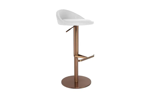 Wholesale Home Furniture Stainless Steel High Chair Swivel Bar Stools Leather Black Bar Chair