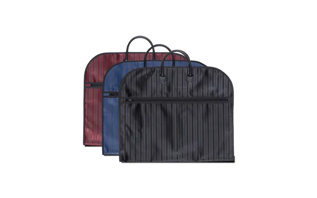 Wholesale In Stock Oxford Stripe Water Dust Proof Suits Garment Organizer Bag Cover With Zipper For Suit