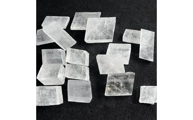 Wholesale Natural Transparent Calcite Slabs Raw Rough Crystal Gemstone Iceland