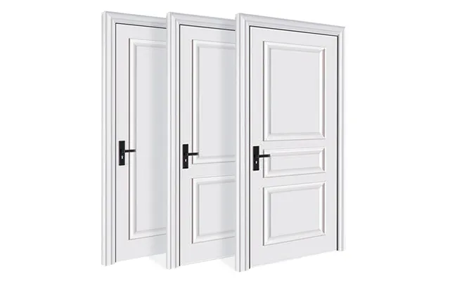 Wholesale Other Wooden Entry Doors Modern Interior Pvc Wpc Hollow Simple Solid Wood Door For Bathroom Hotel With Smart L