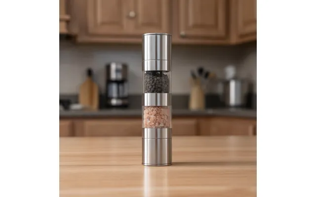Wholesale Stocked Stainless Steel Stocked 2 In 1 Salt And Pepper Grinder