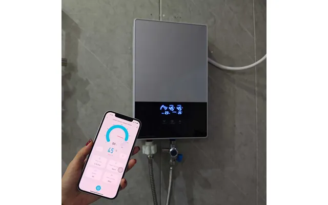 Wifi Tuya Control 8000w 220v Ce Cb Certificate Thermostat Induction Bathroom Instant Electric Shower Hot Water Heater
