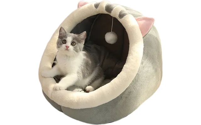 Yiwu Hot Sale Warm Winter Soft Small Dog Mat Washable Cat Cave Pet Cat Bed Pet House Cozy Kitten Lounger Cushion Cats Ho