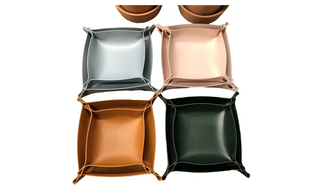 Yy Multi Colors Trays Luxury Soft Pu Leather Decorative Tray Organizer For Home Decor