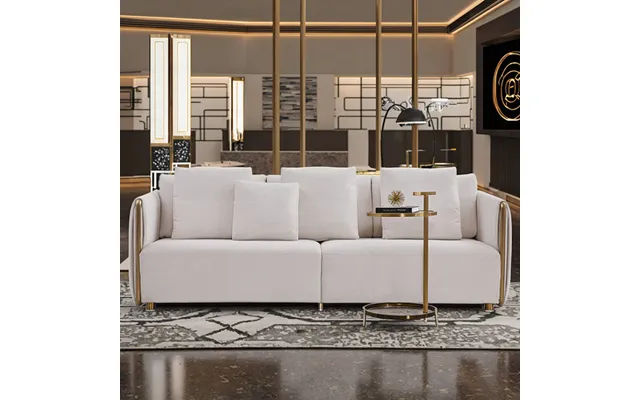 Zhida Custom Modern Living Room Furniture 4 Seater Fabric Sofa Set