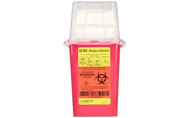 1.5 Qt Nestable Sharps Container - 9 X 4.5 X 4