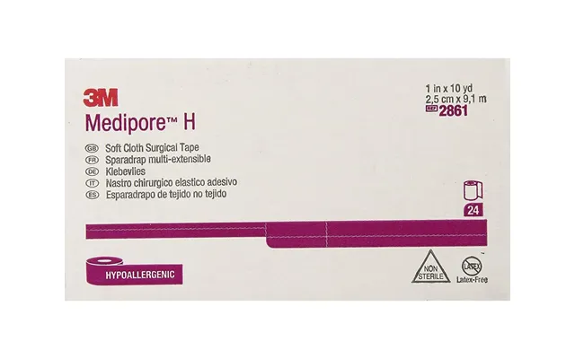 3m Medipore H Hypoallergenic Soft Cloth Surgical Tape 1 X 10 Yds