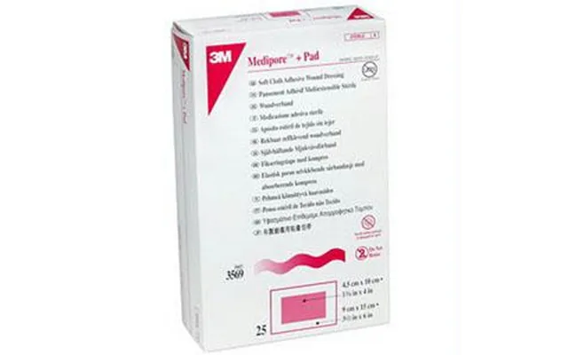 3m Medipore Plus Pad Soft Cloth Adhesive Wound Dressing - Sterile 6 X 6 With 4 X 4-1 2 Pad