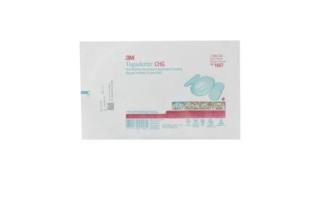3m Tegaderm Chg Chlorhexidine Gluconate Iv Securement Dressing 3-1 2 X 4-1 2