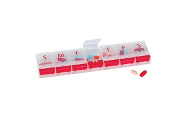 7-day Push Button Pill Reminder 2 X 8-3 4 X-large