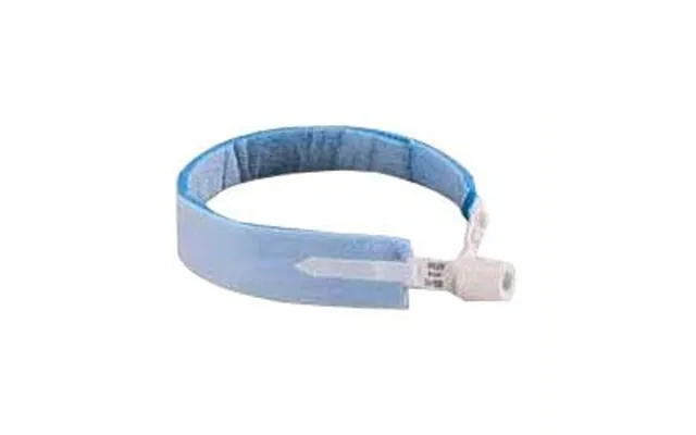 Adult Two-piece Trach Tube Holder - Blue