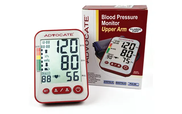Advocate Upper Arm Blood Pressure Monitor With Small Medium Cuff