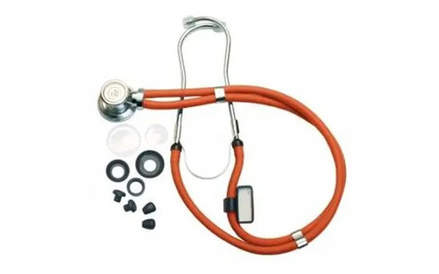 American Diagnostic Sprague-rappaport Type Stethoscope With Accessory Pack - Neon Orange
