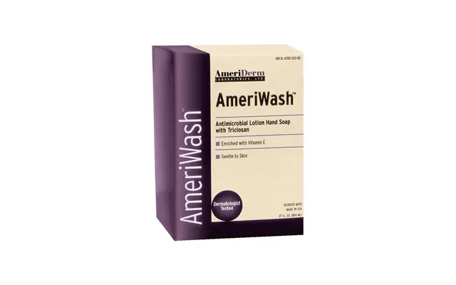 Ameriwash Antimicrobial Lotion Soap With Triclosan - 800 Ml