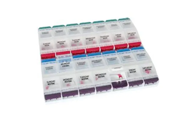 Apothecary Products Push Button Medtime Planner 7-1 2 X 8-3 4