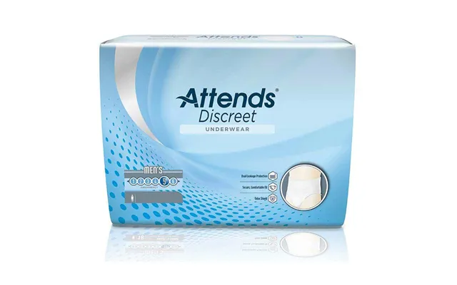 Attends Discreet Underwear, Men's Large X-large 38 - 64