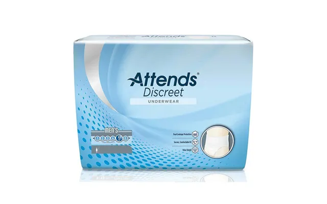 Attends Discreet Underwear, Men's Small Medium 28 - 40