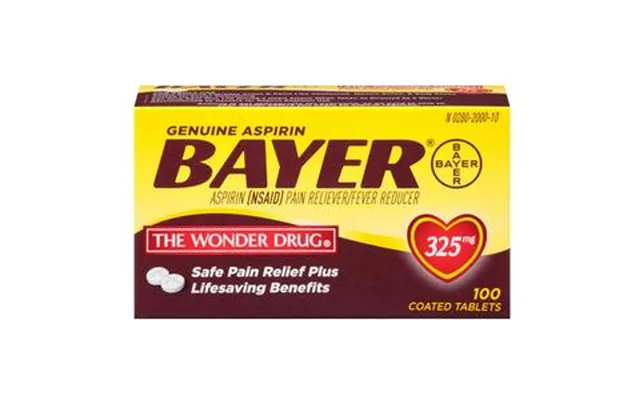 Bayer Aspirin Coated Tablets 325mg - 100 Ct
