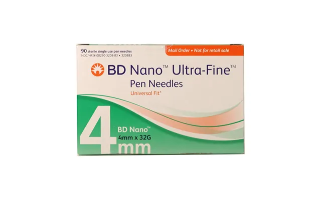 Bd Ultra Fine Mini Pen Needles 32g 4mm Box 90