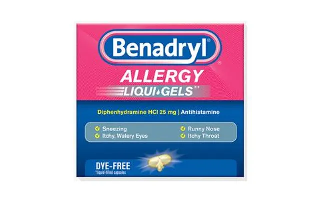 Benadryl Dye-free Allergy Relief - Liqui-gels