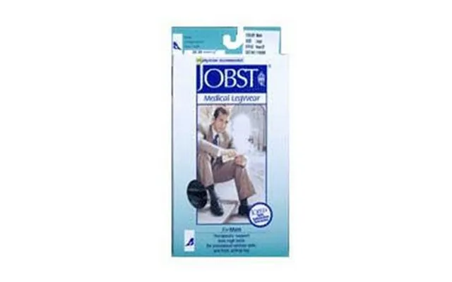 Bsn Jobstfor Men Knee-high Ribbed Firm Compression Socks - Closed Toe