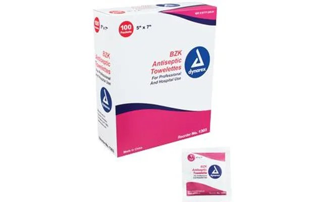 Bzk Antiseptic Towelette 5 X 7