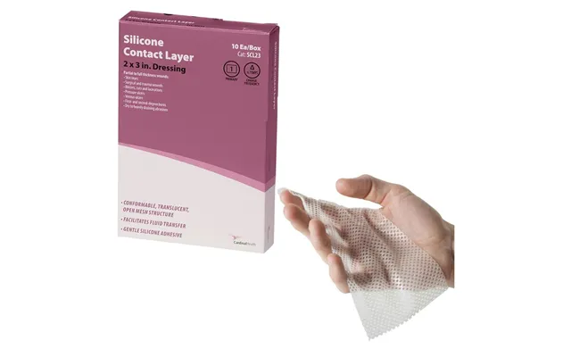 Cardinal Health Silicone Contact Layer 2 X 3 - Sterile