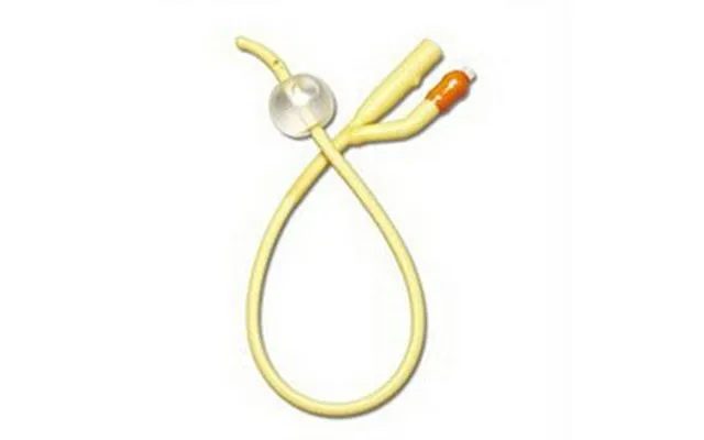 Coude 2-way Silicone-elastomer Coated Foley Catheter 18 Fr 10 Cc