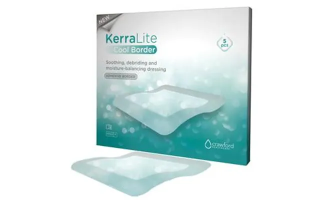 Crawford Kerralite Coolhydrogel Moisture Balancing Dressing - Adhesive Border
