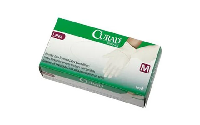 Curad Non-sterile Powder-free Textured Latex Exam Glove X-large