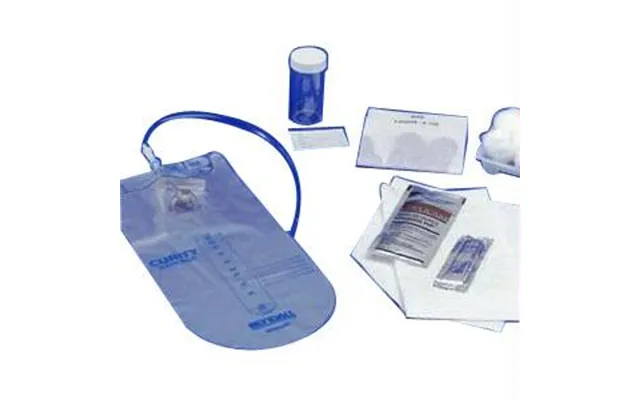 Curity Closed Urethral Catheter Tray With 14fr Catheter And Accessories