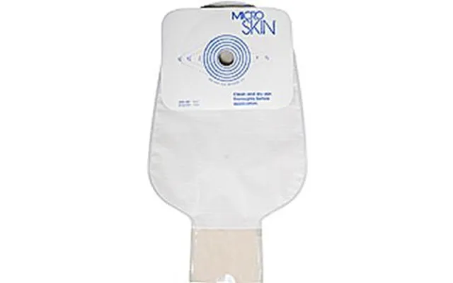 Cymed One-piece Drainable Pouch With Cut-to-fit Microskinadhesive Plain Barrier 1-3 4 Stoma Opening - 11 L