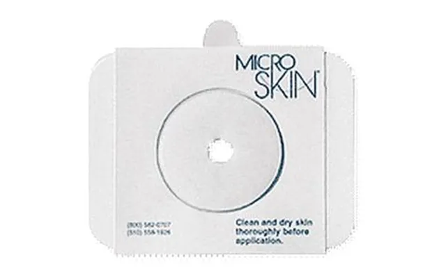 Cymed Two-piece Cut-to-fit Microskinadhesive Barrier With 3mm Thin Microderm Washer 1 Stoma Opening - Transparent