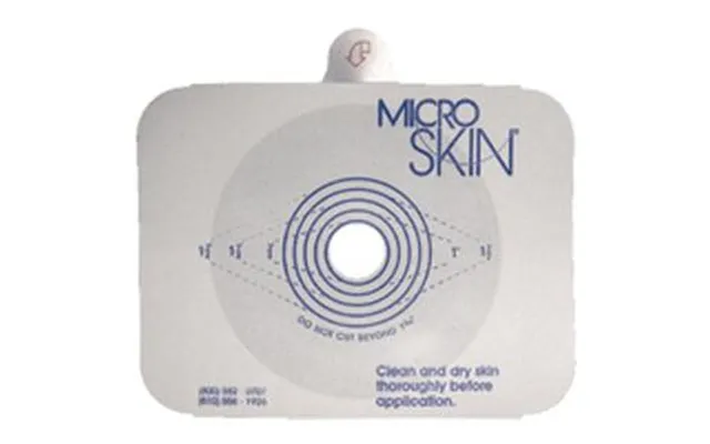 Cymed Two-piece Cut-to-fit Microskinadhesive Plain Barrier 1-3 4 Stoma Opening - Transparent