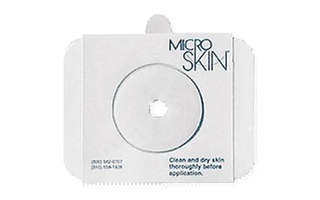 Cymed Two-piece Pre-cut Microskinadhesive Barrier With 3mm Thin Microderm Washer 1-1 4 Stoma Opening - Transparent