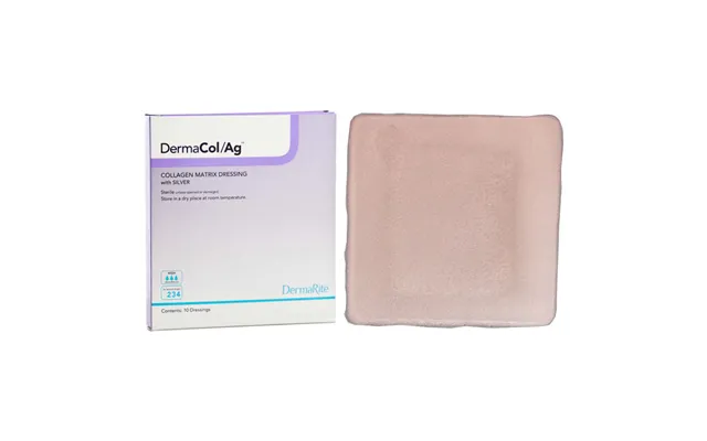 Dermacol Ag Collagen Matrix Wound Dressing With Silver - 2 X 2