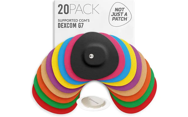 Dexcom G7 Patches Multicolor 20ct